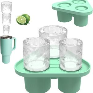 Ice cube tray mold for tumblers